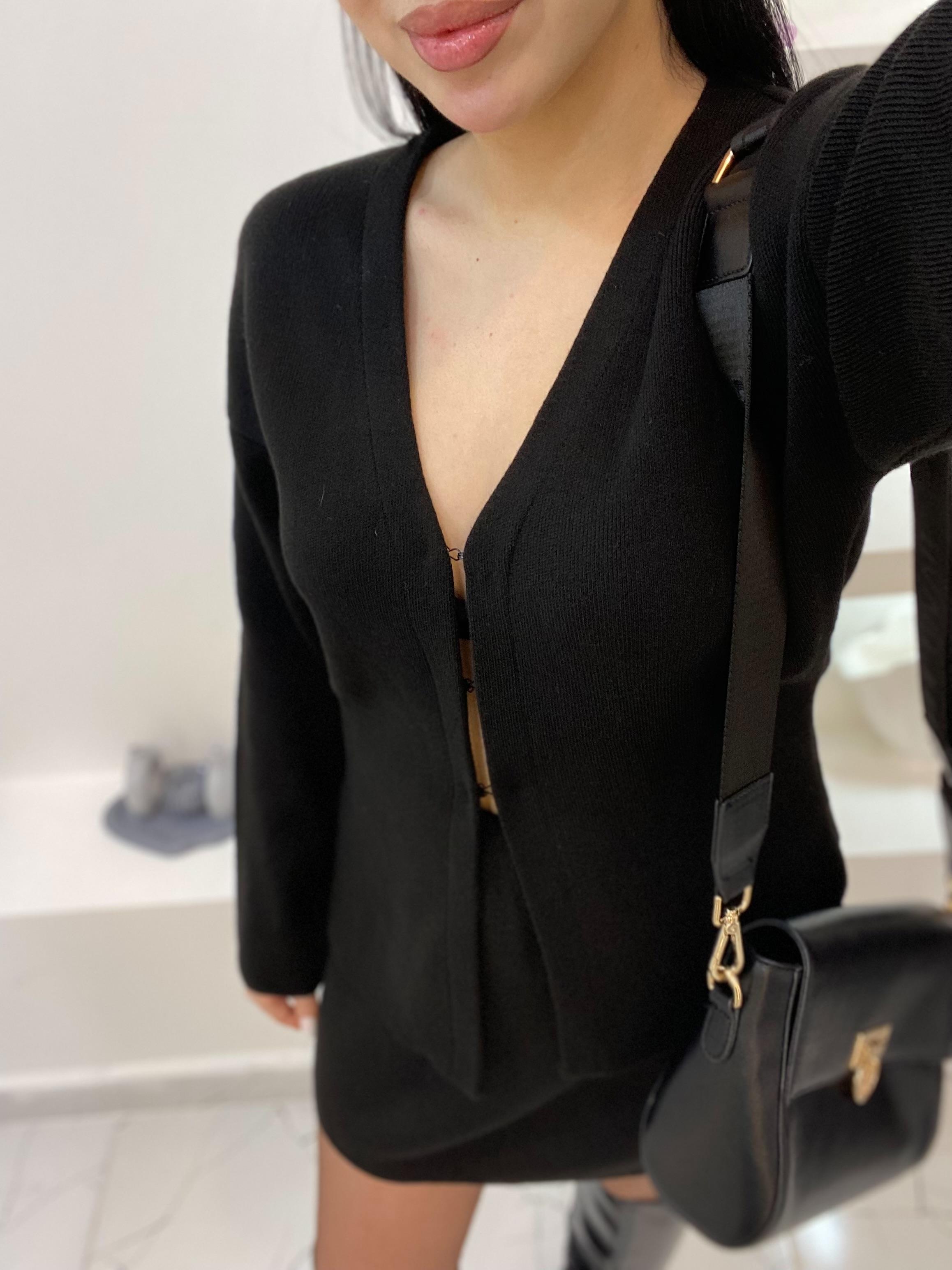 Siyah Triko Etekli Takım 