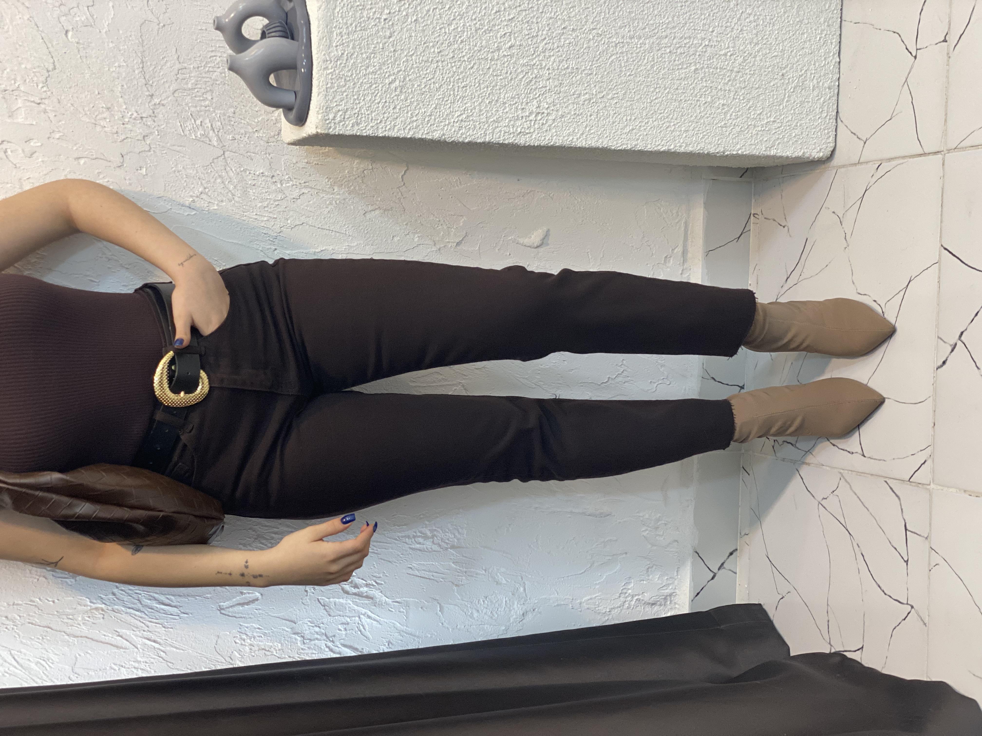 ZR Marka Acı Kahve Boyfit Jean 