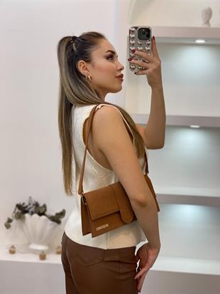 Bej Gold Düğmeli Çelik Triko Yelek