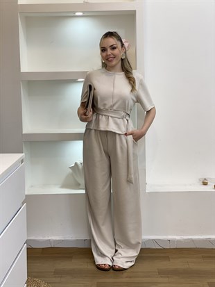 Bej Kemerli Model Modal Takım