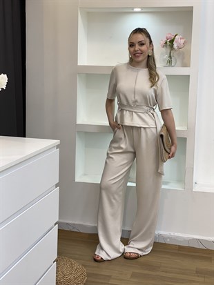 Bej Kemerli Model Modal Takım