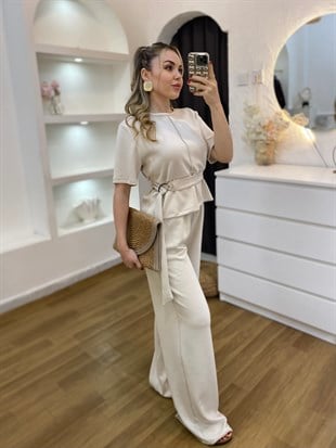 Bej Kemerli Model Modal Takım