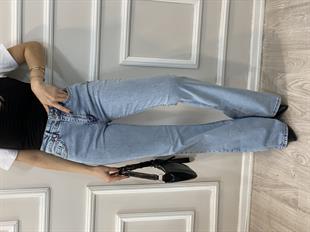 Buz Mavi İspanyol Paça Jean 