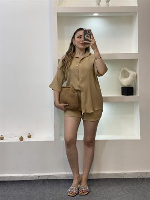 Camel Valeur Marka Şortlu Takım