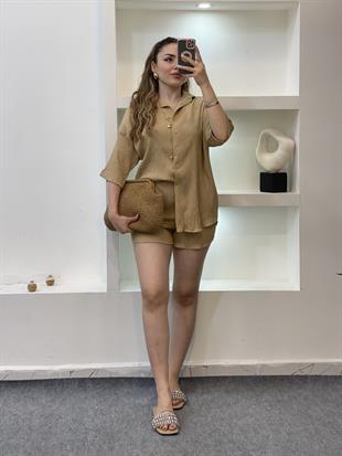 Camel Valeur Marka Şortlu Takım