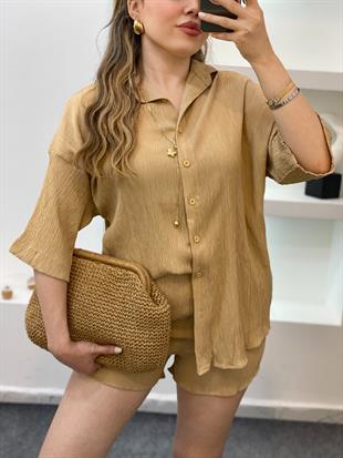 Camel Valeur Marka Şortlu Takım