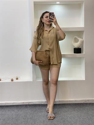 Camel Valeur Marka Şortlu Takım