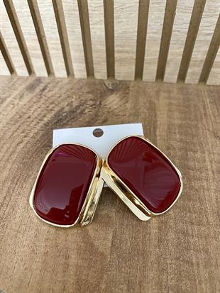 Gold Bordo Marka Model Küpe