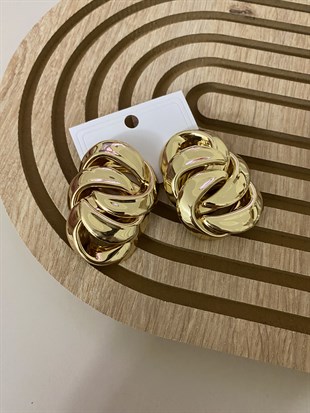 Gold Burgu Küpe