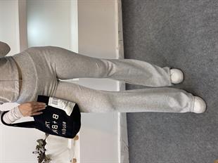 Gri Kaşkorse Kemer Pantolon 