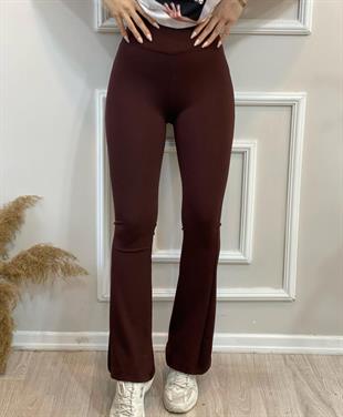 Kahve İspanyol Tayt