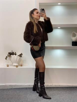 Kahve Kısa Form Kürk