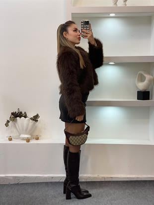 Kahve Kısa Form Kürk