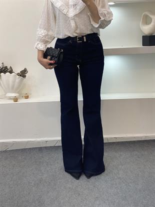 Koyu Mavi İspanyol Jean