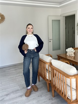 Lacivert Beyaz Kontrast Renkli Modal Basic