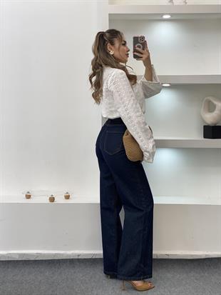 Lacivert Palazzo Jean