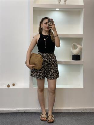 Leo Desen Cepli Model Şort