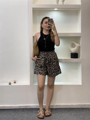 Leo Desen Cepli Model Şort