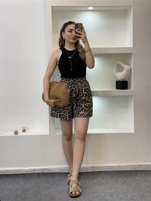 Leo Desen Cepli Model Şort