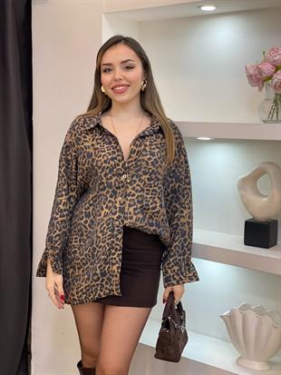 Leo Desen Lüx Kalite Salaş Model Gömlek 