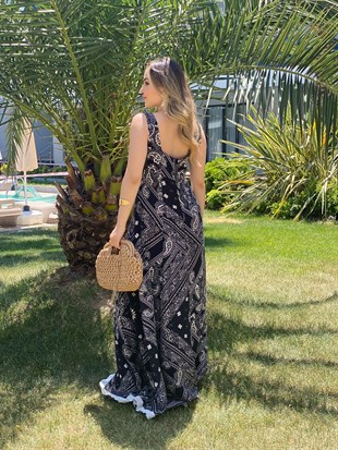 Marka Model Dantel Detaylı Elbise