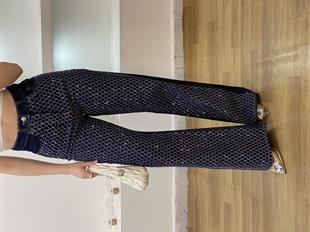 Mng Parıltılı Taşlı Yüksek Bel Jean