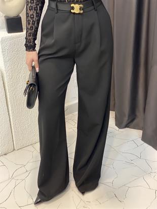 Nisan Marka Siyah Yüksek Bel Palazzo Pantolon 