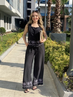 Orj Marka Tasarım Nakışlı Takım 