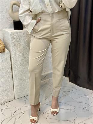 Perry Marka Bej Kumaş Pantolon 