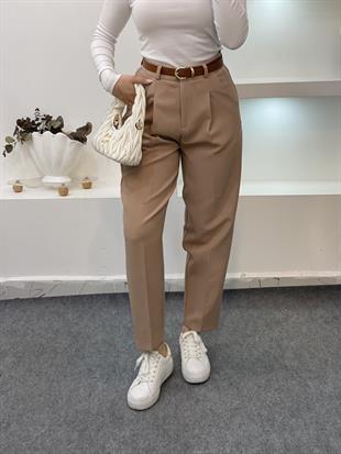 Perry Marka Camel Havuç Kesim Lüx Kalite Pantolon 