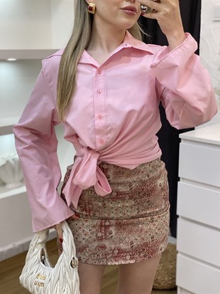 Q Marka Desenli Etek