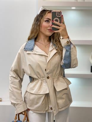 Robin Marka Jean Detaylı Premium Kalite Trenç