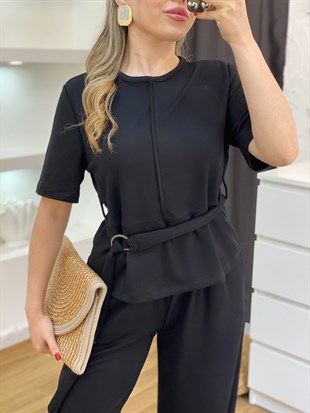 Siyah Kemerli Model Modal Takım
