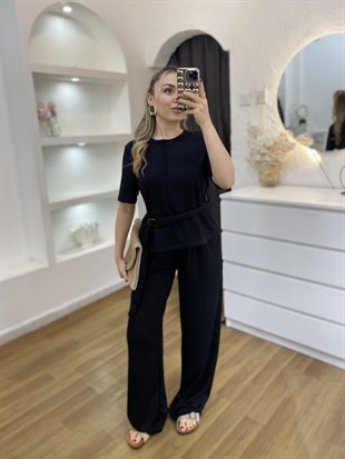 Siyah Kemerli Model Modal Takım