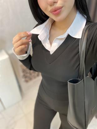 Siyah Ottoman Kumaş Likralı Takım 