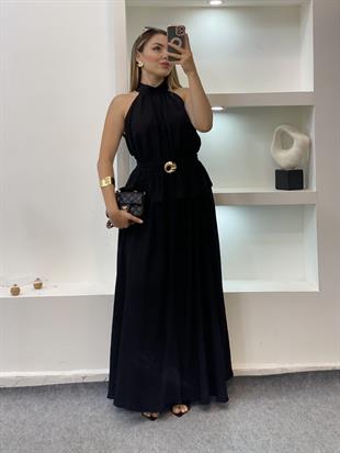 Siyah Premium Kalite Bluz Etek Takım