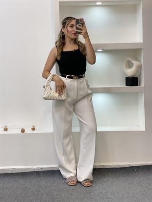 Siyah Sandık Yaka Dantel Bluz