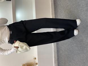 Siyah Yüksek Bel Palazzo Pantolon 