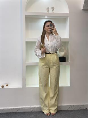 Tasarım Önü Düğmeli Fisto Gömlek 