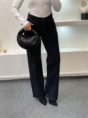 ZR Marka Taşlı Straight Jean 