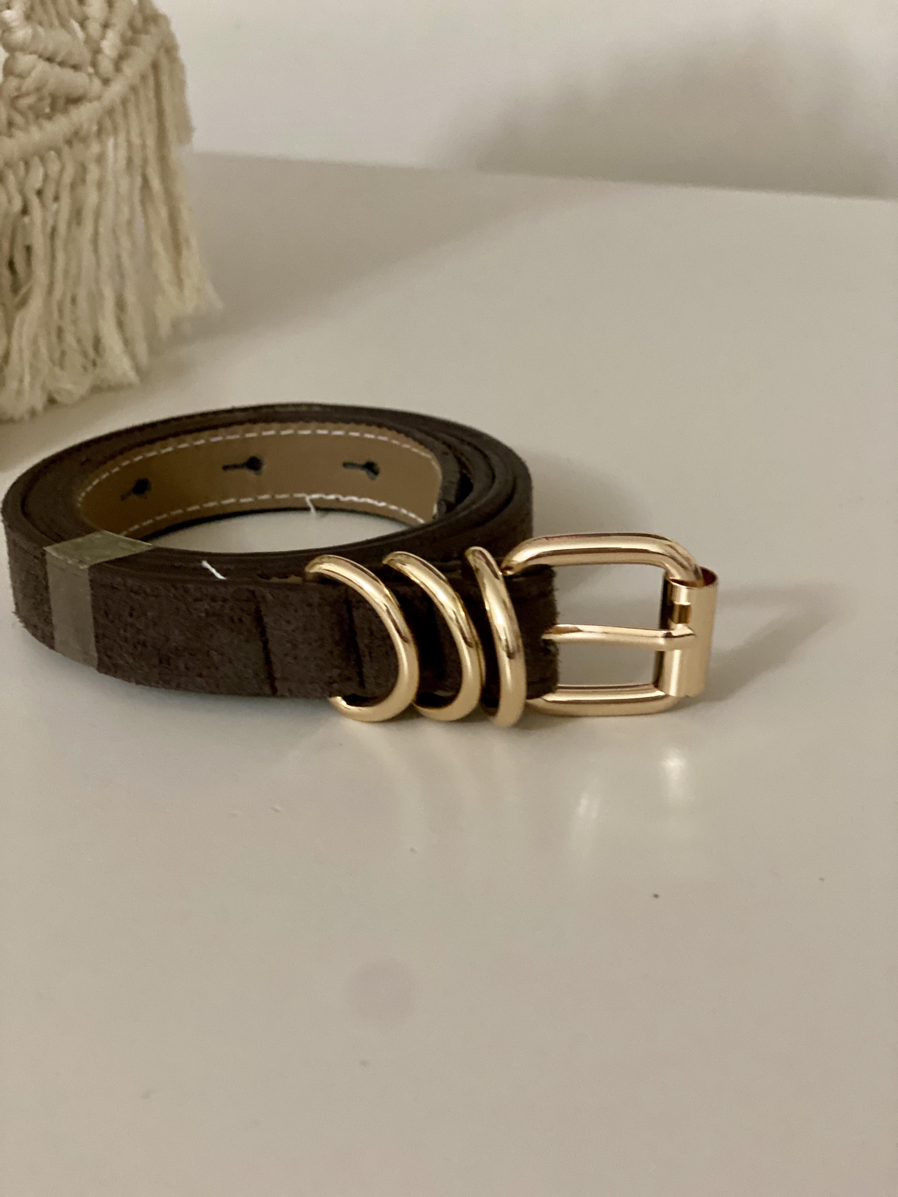 Acı Kahve Gold Tokalı Marka Model Kemer