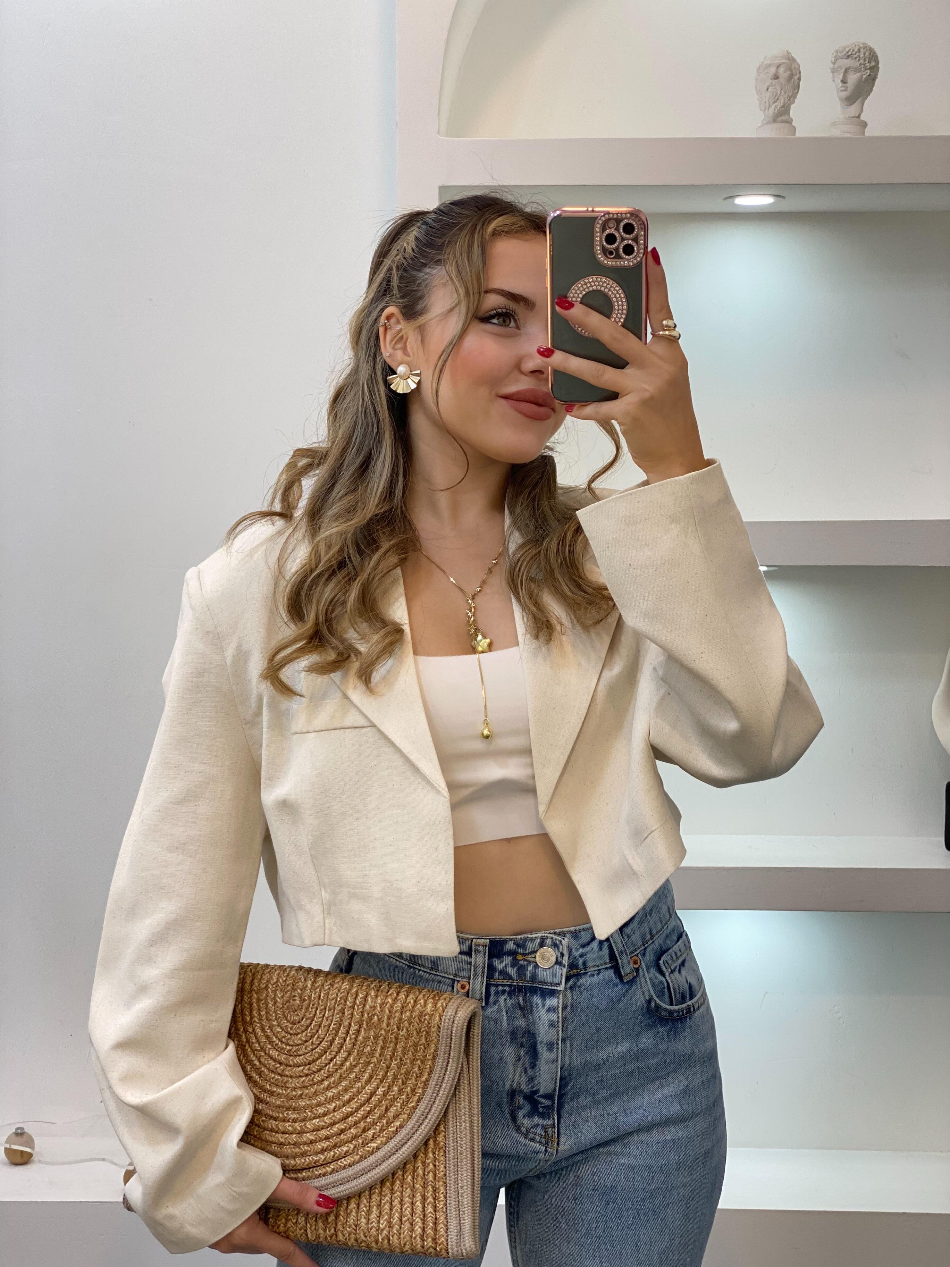 Bej Premium Seri Vatkalı Ceket 