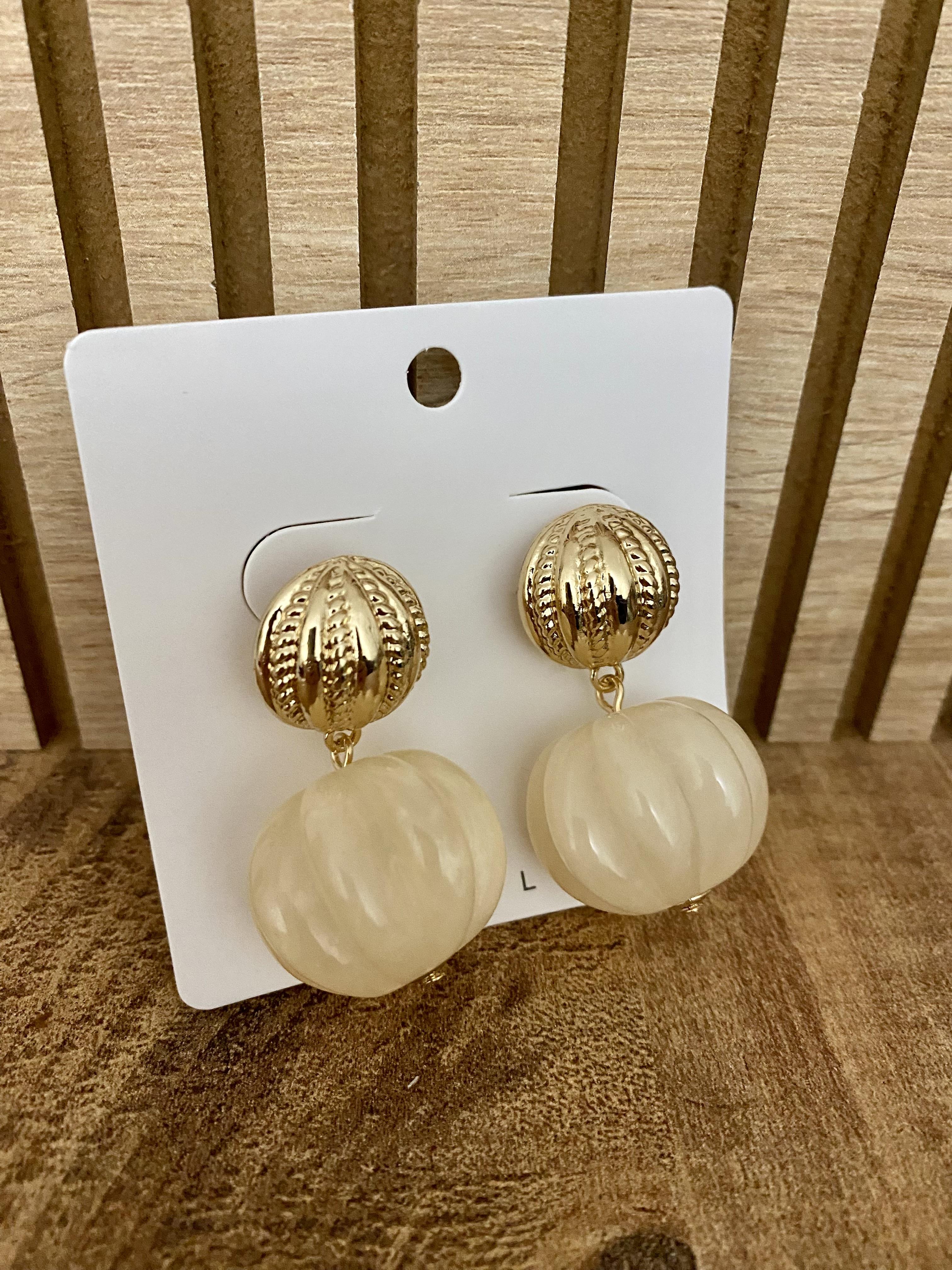 Gold Marka Model Sedefli Küpe