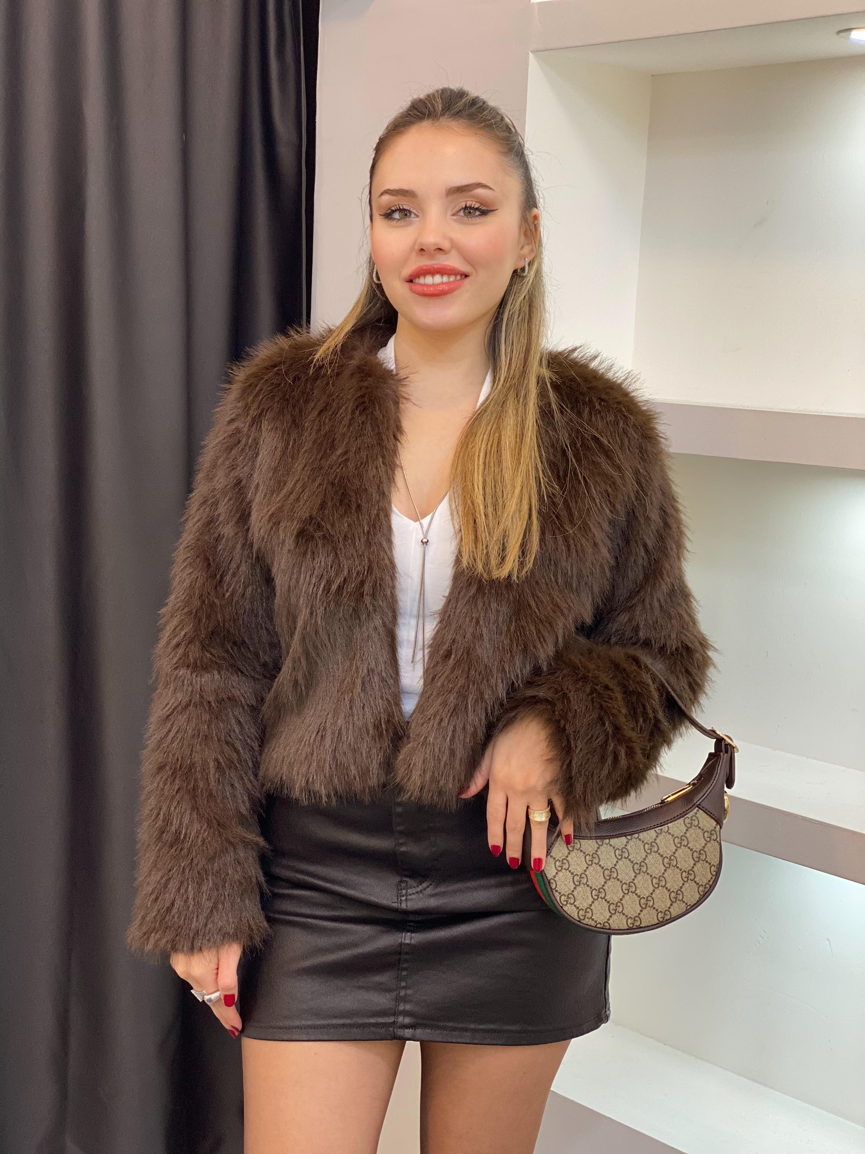 Kahve Kısa Form Kürk