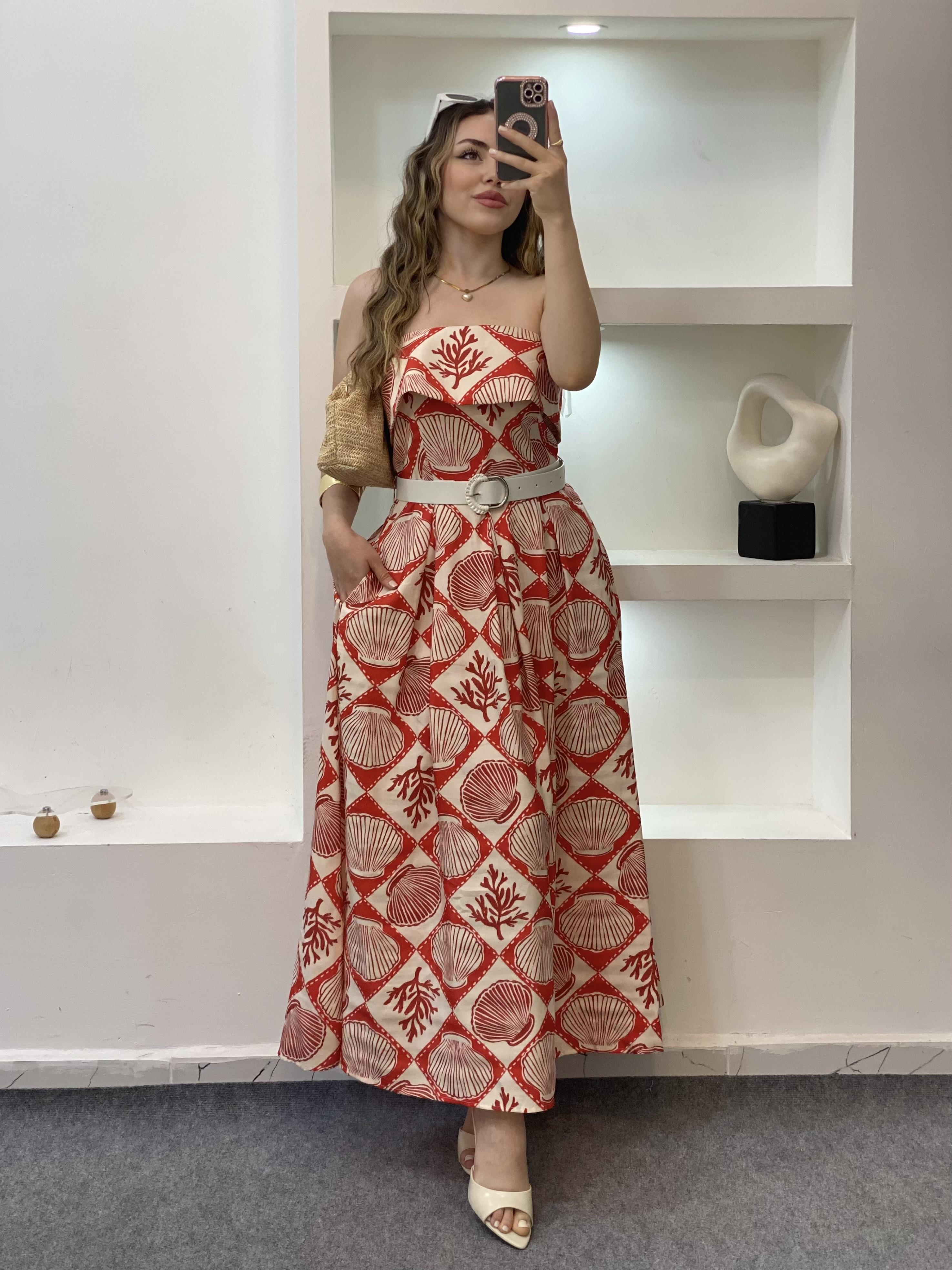 Orj Marka Kemerli Model Madonna Elbise