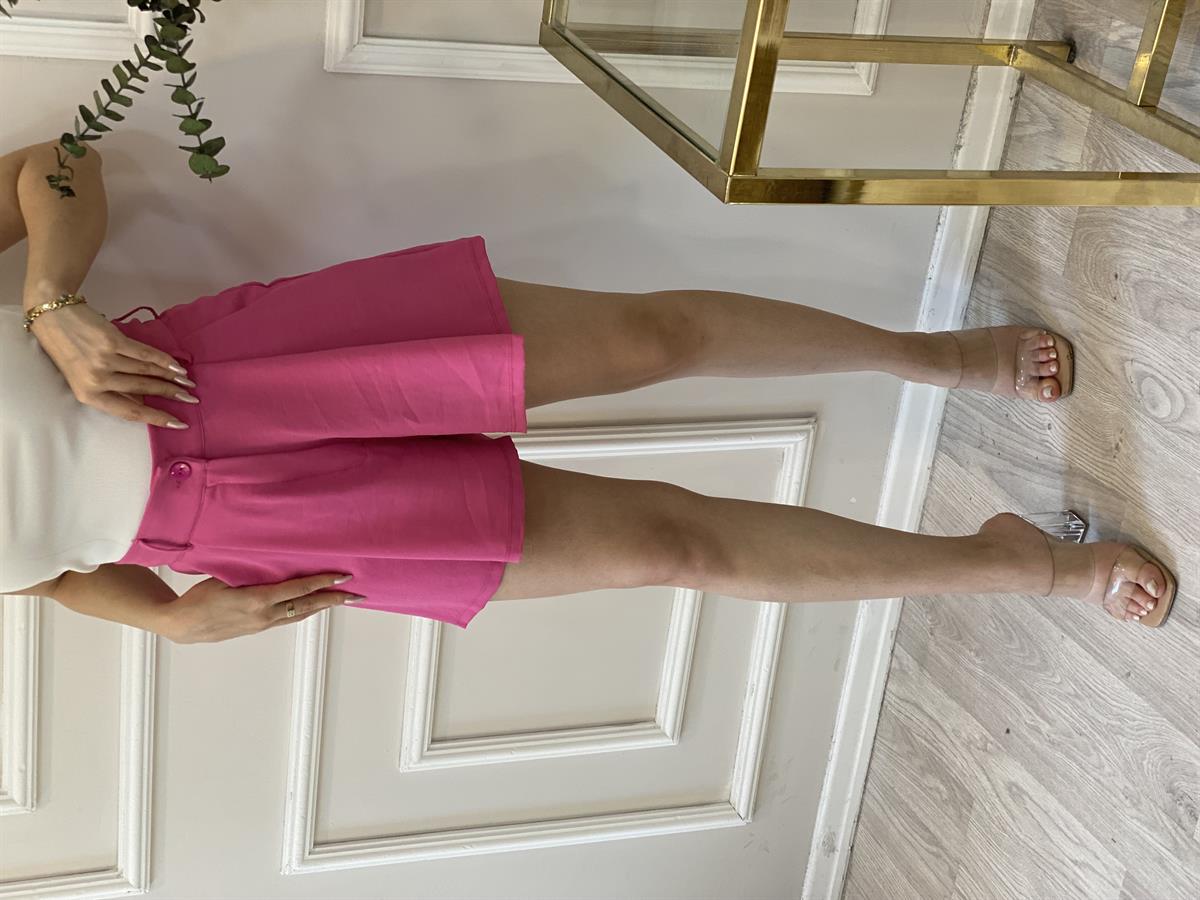 Pembe Linda Şort