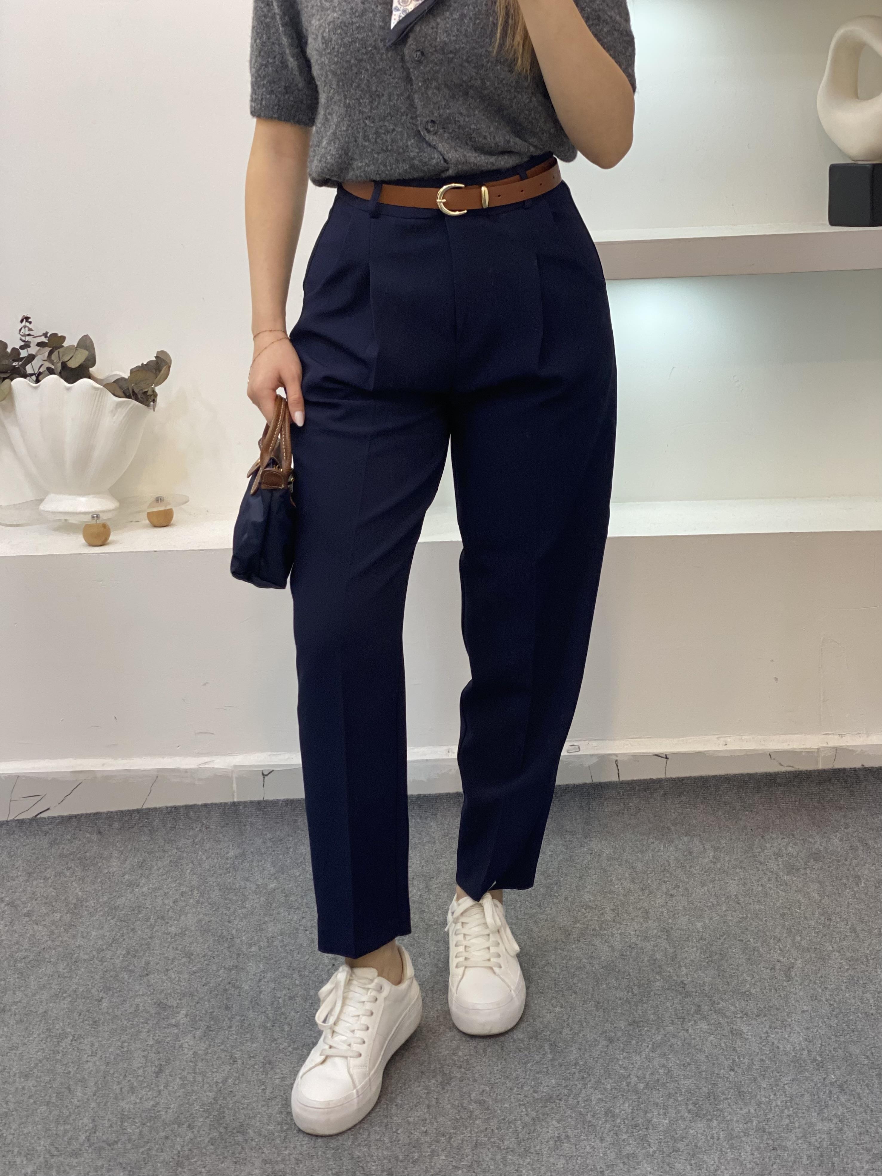 Perry Marka Lacivert Havuç Kesim Lüx Kalite Pantolon 