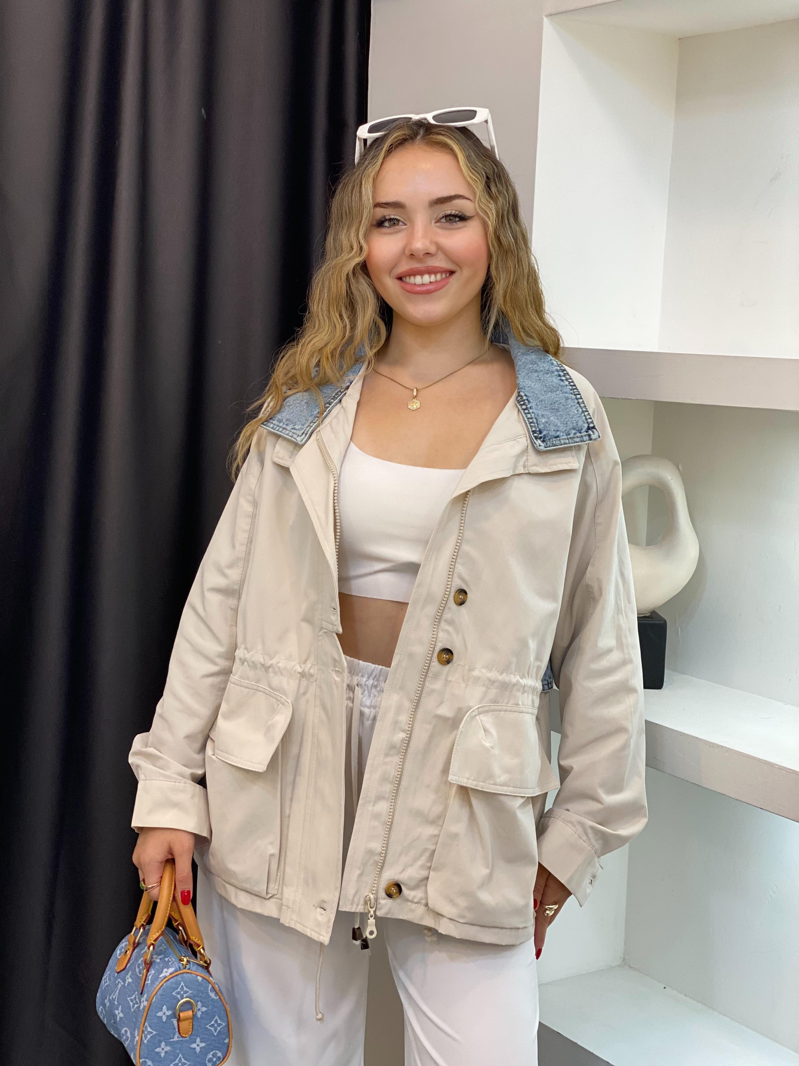 Robin Marka Jean Detaylı Premium Kalite Trenç