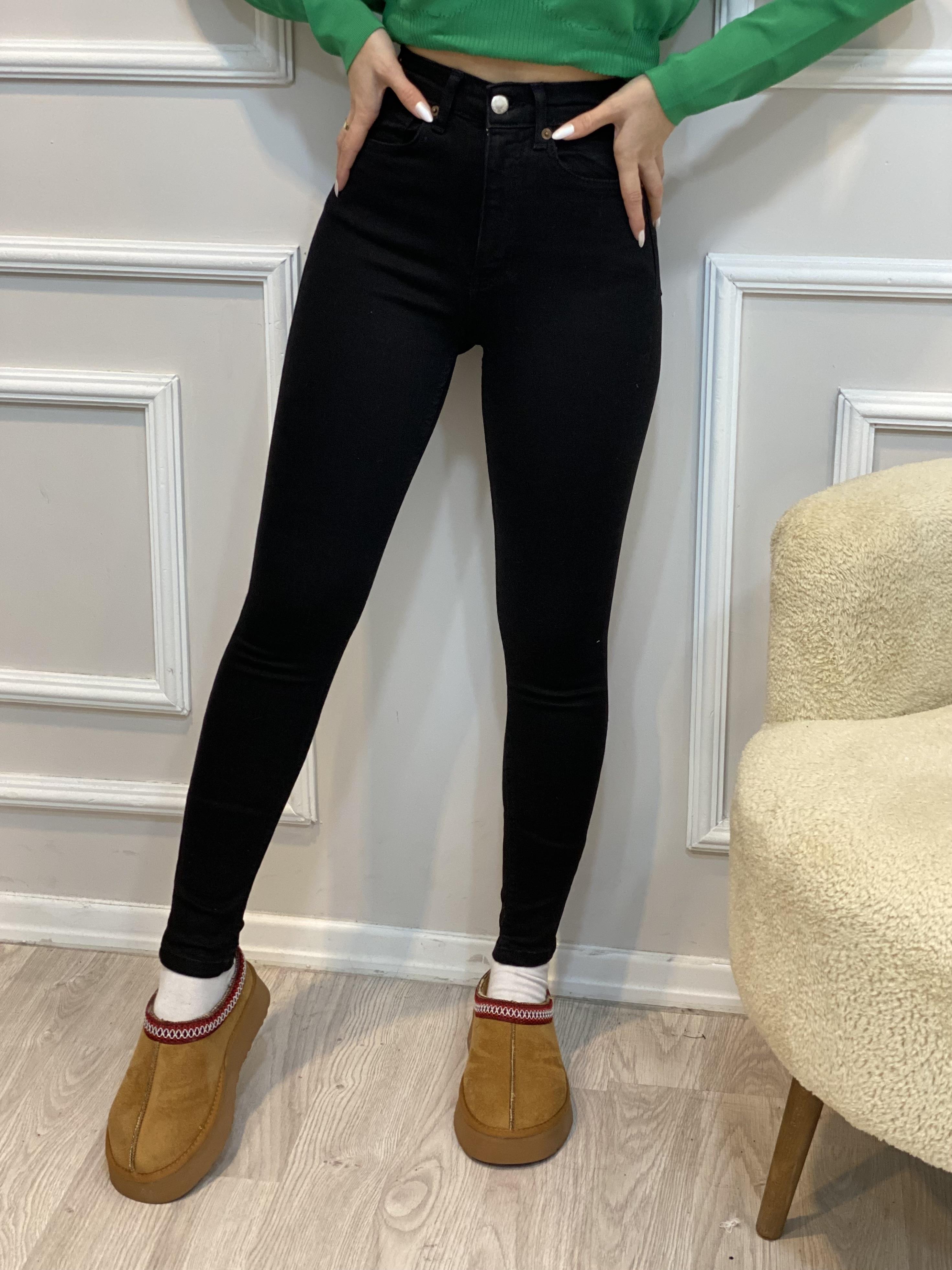Siyah Fit Gösteren Skınny Jean 
