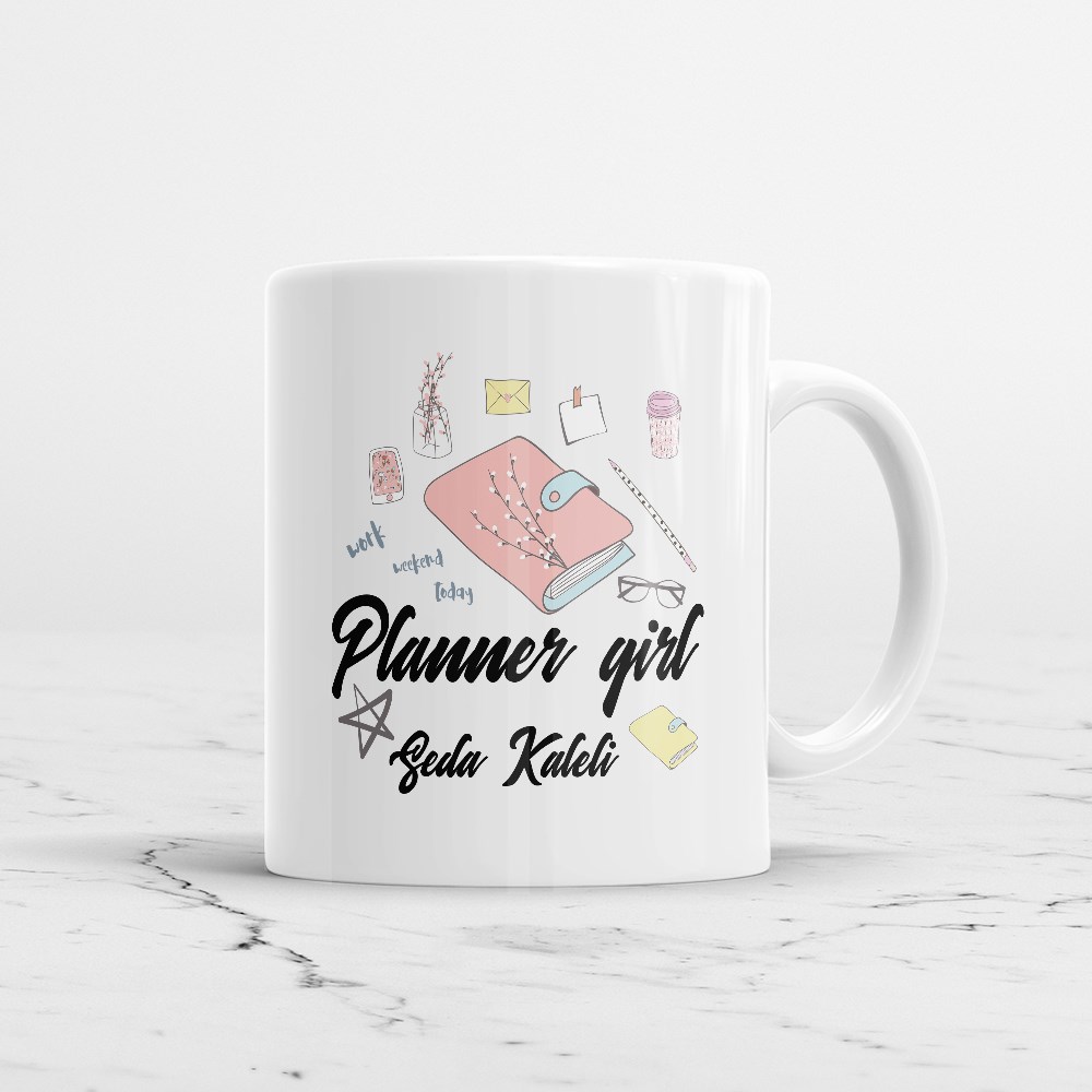 Planner Girl Kupa Bardak